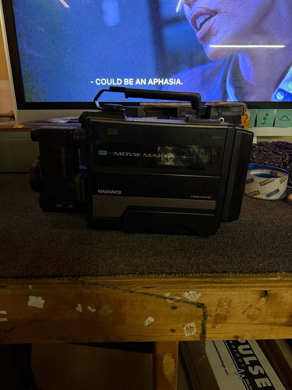 Vintage Sylvania # VCC140SL01 Video Camera Battery Charger Wires Case UNTESTED
